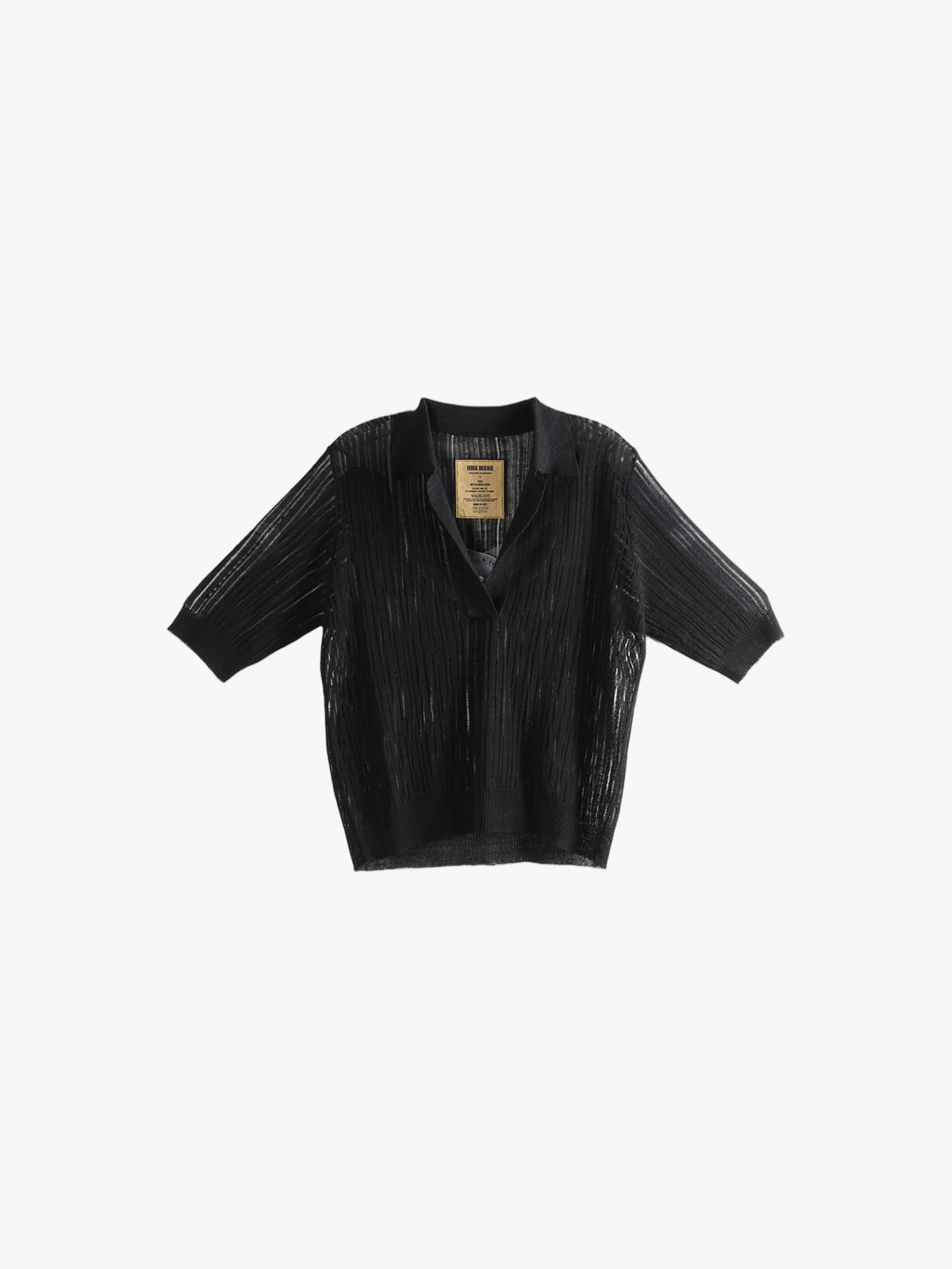 Black shirts , front view