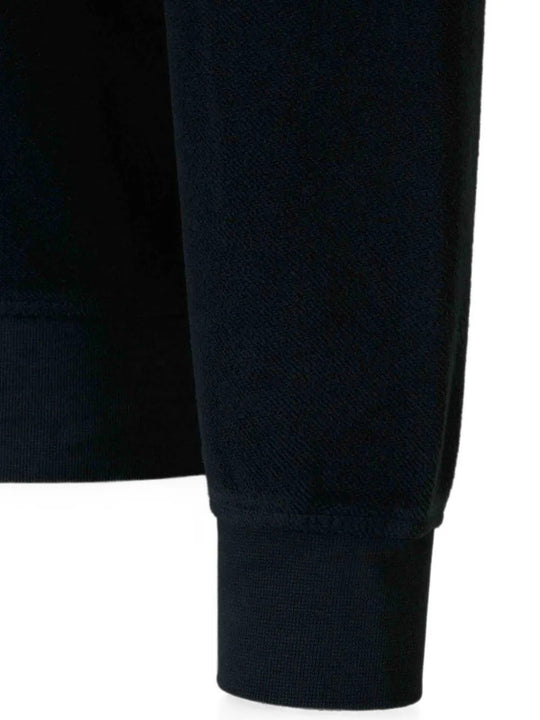 Black hoodie, front view