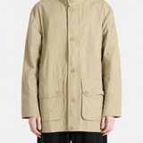 Tan jacket, full body view