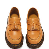 Tan shoes, front view