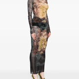 Black dress, full body view