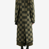 Brown coat, full body view