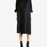 Black dress, full body view