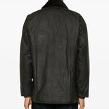 Green jacket, full body view