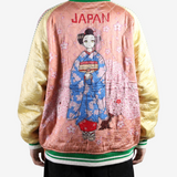 Pink jacket, full body view