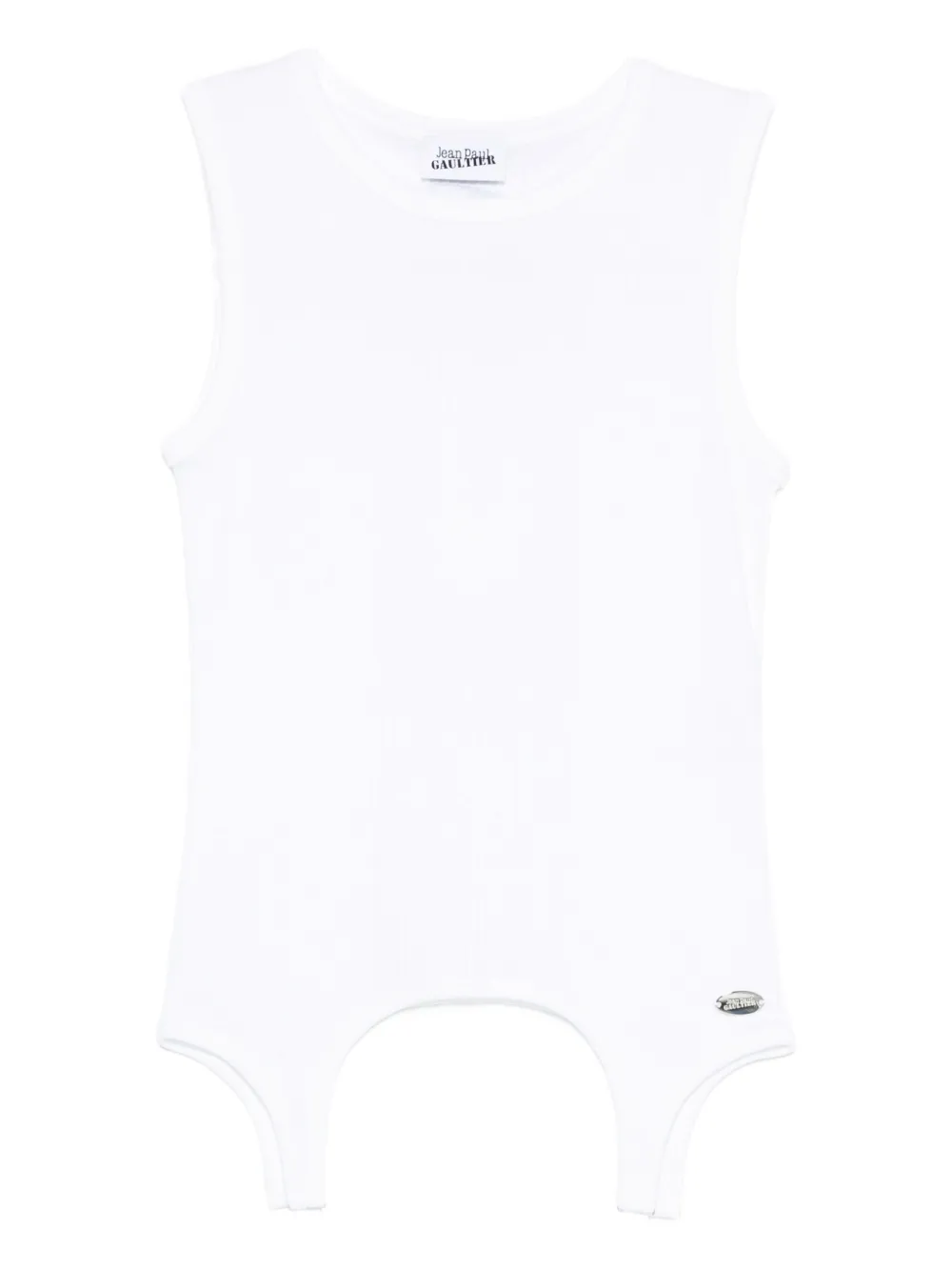 White top, front view