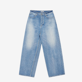 Blue pants, front view