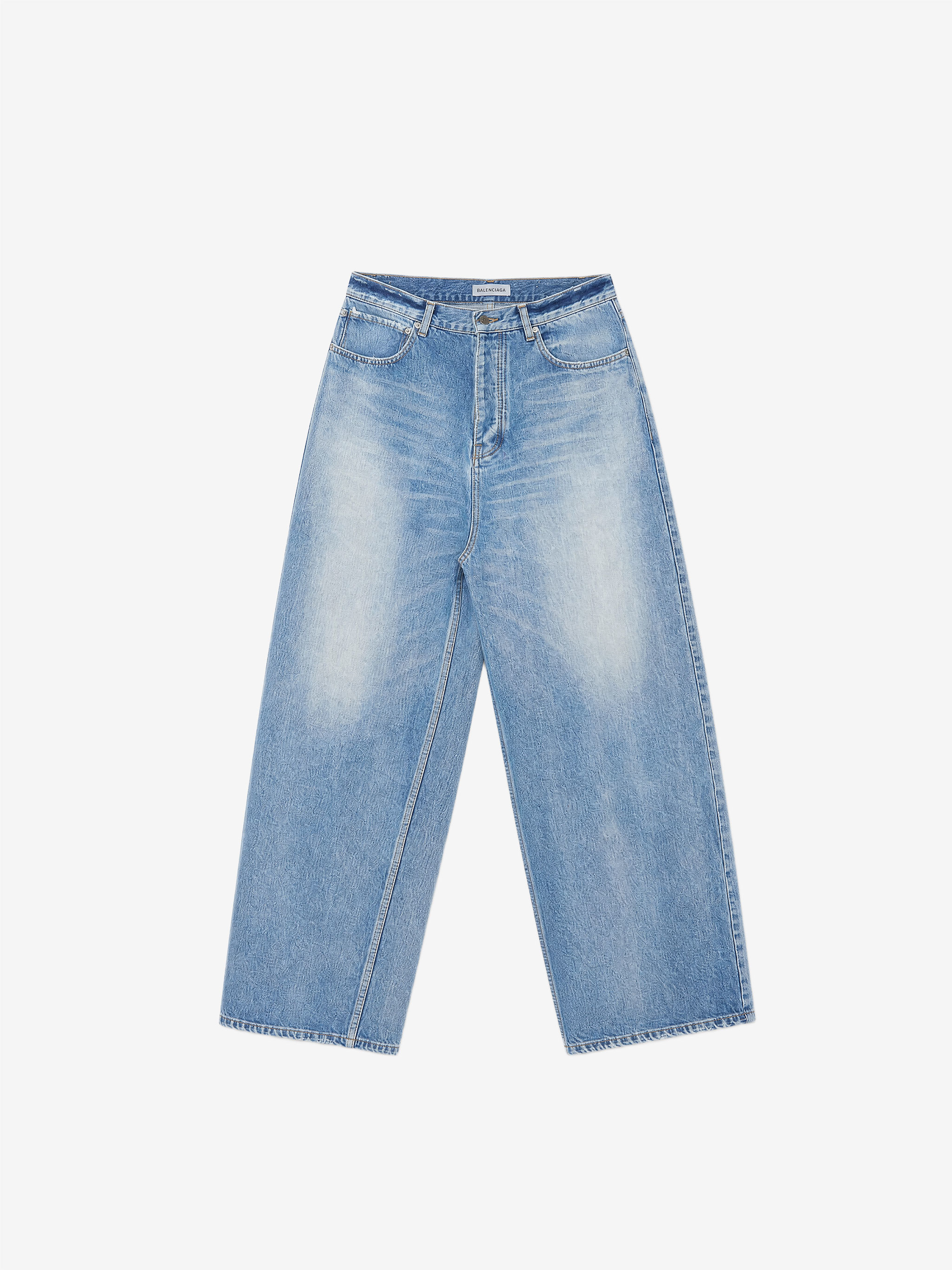 Blue pants, front view