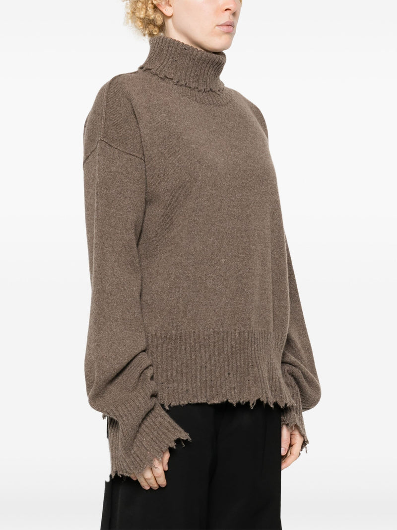 UMA WANG Women Plain Sweater High Neck Top