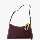 Burgundy bag, front view