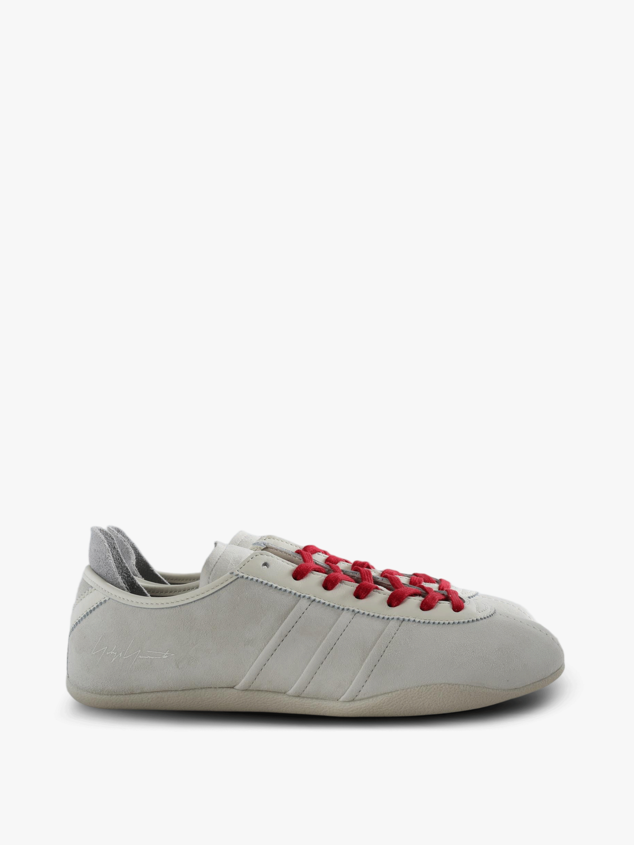 Grey shoes, side view