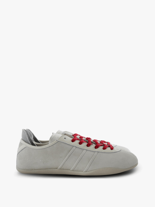 Grey shoes, side view