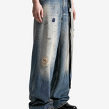 Blue jeans, full body view