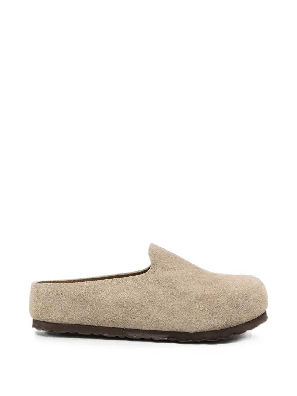 Tan sandals, front view