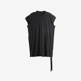 Black t-shirt, front view