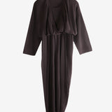 Brown dress, front view