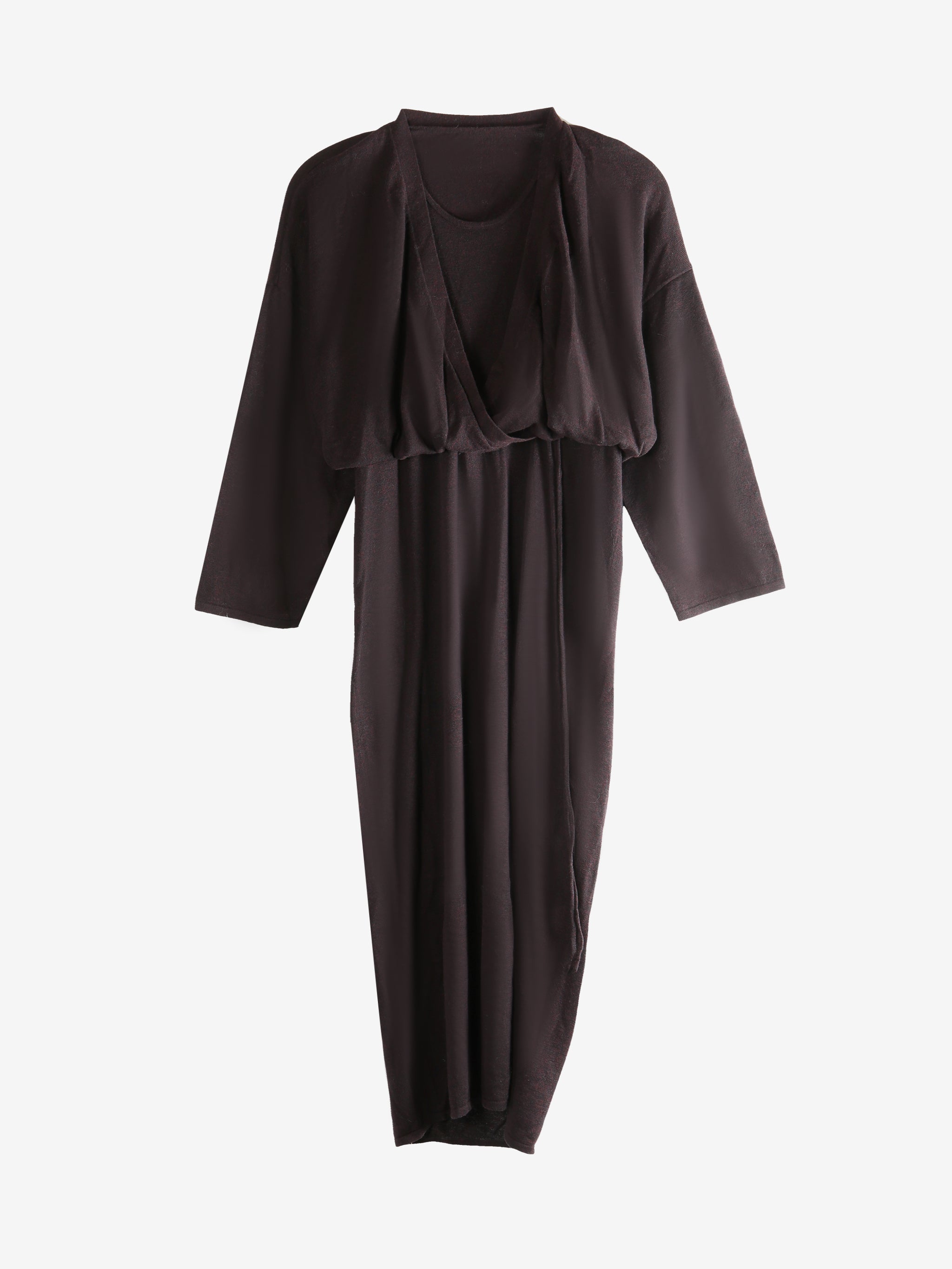 Brown dress, front view