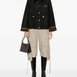 Black jacket,full body view