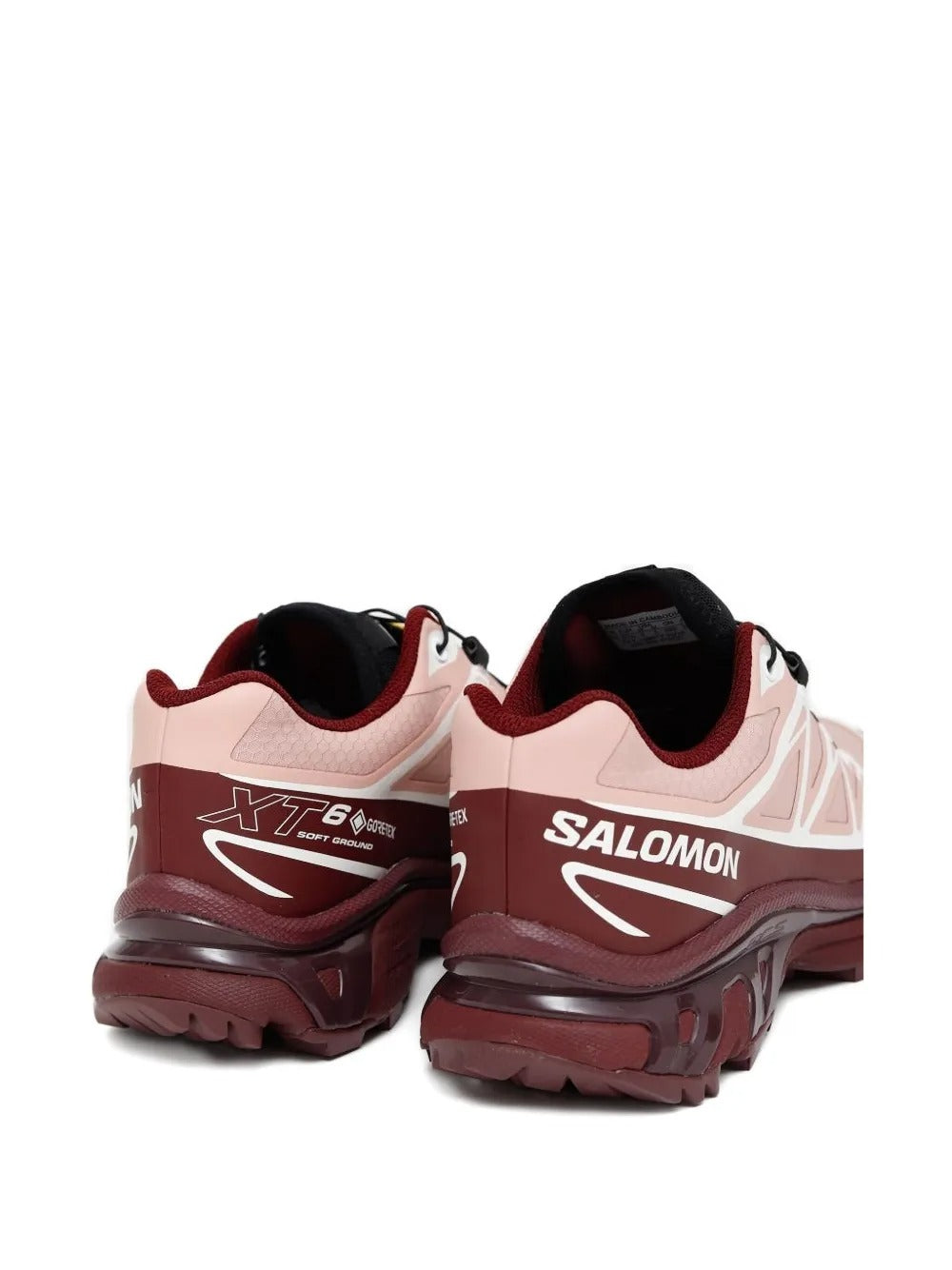 Pink sneaker, back view