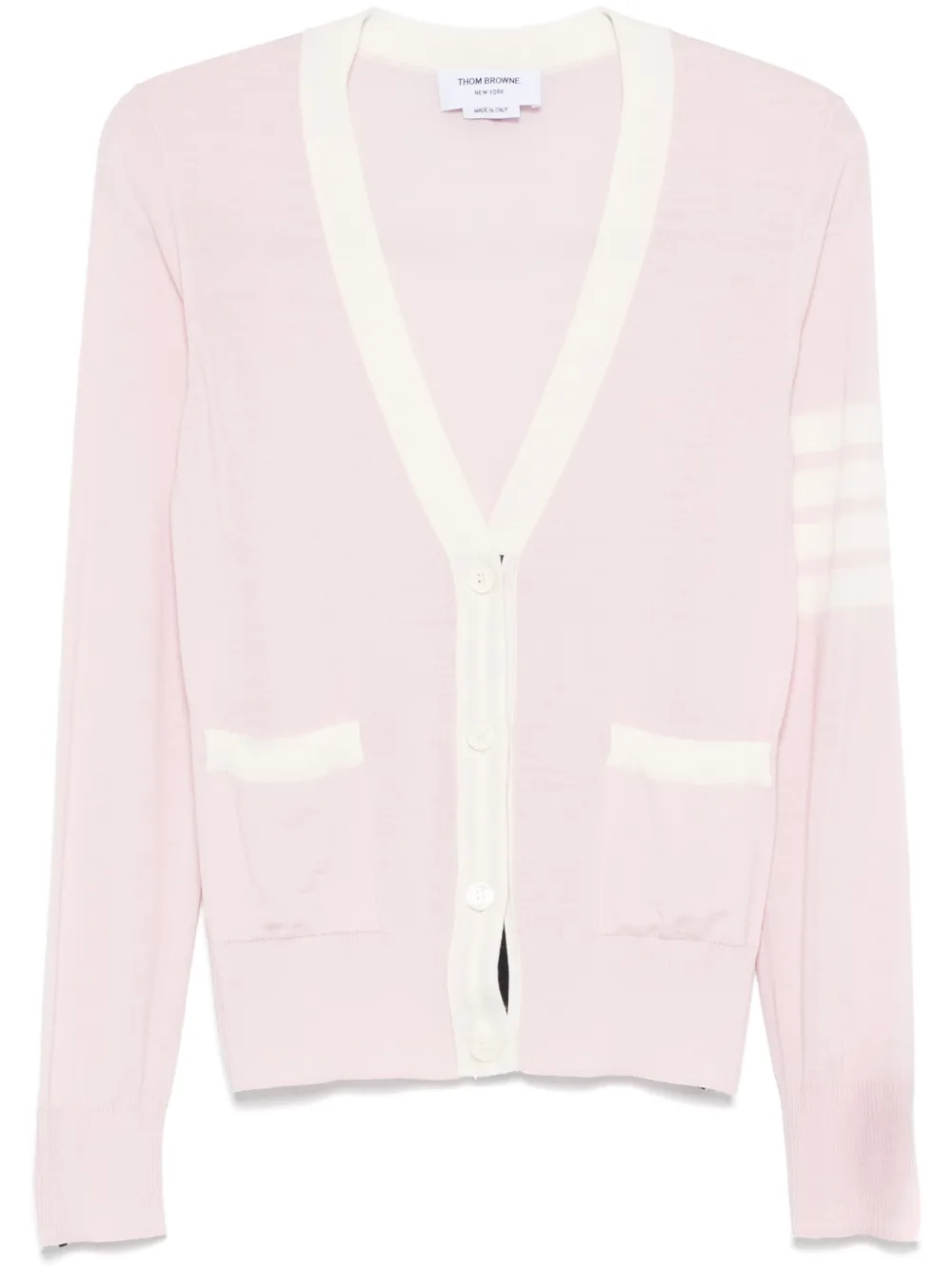 Pink knitwear, front view