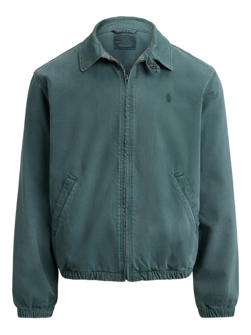 Green jacket, front view