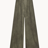Green pants, front view