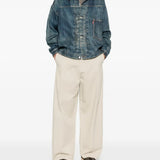 Blue jackets, full body view