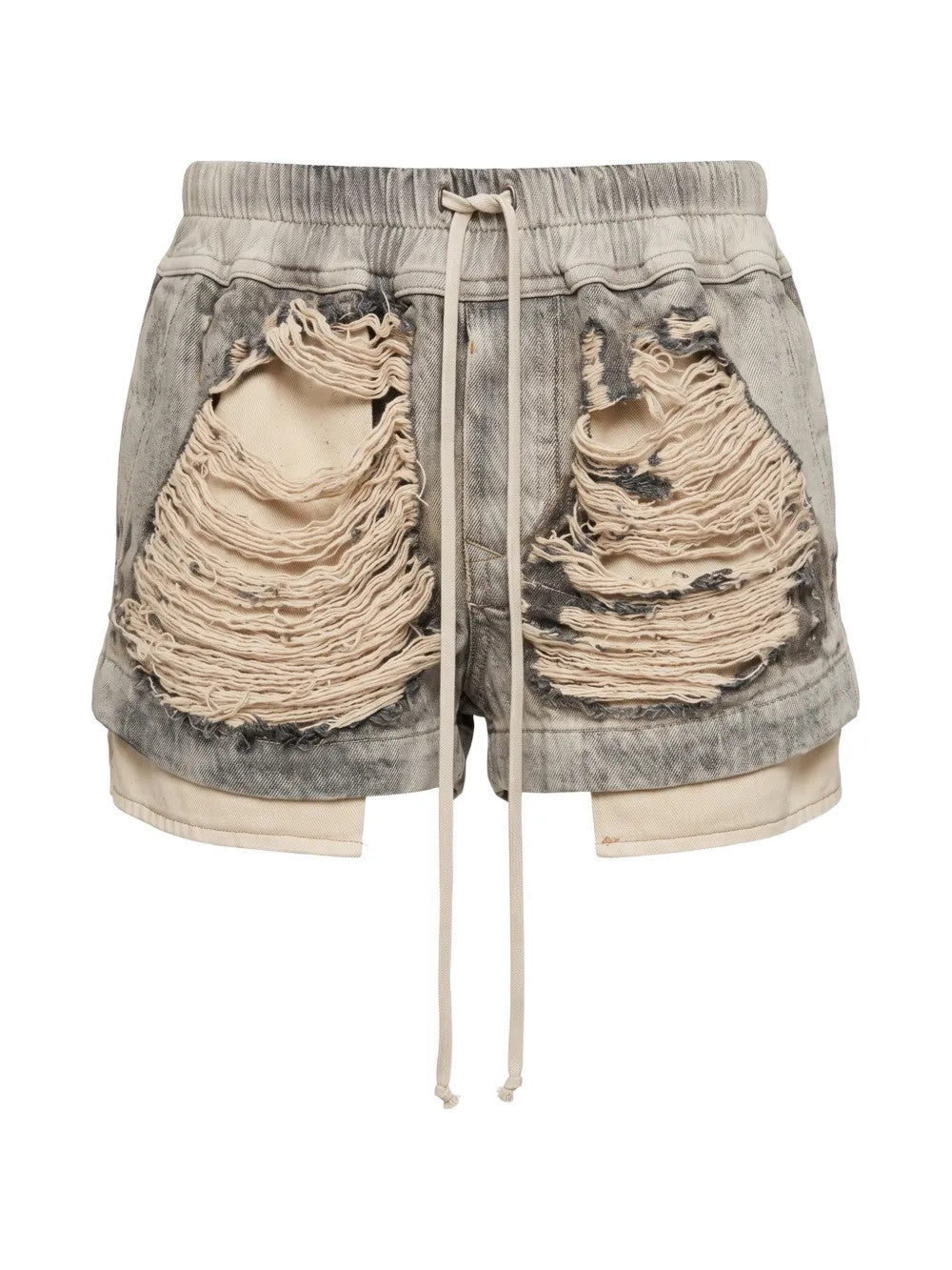 Grey shorts, front view