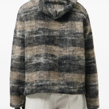 Grey hoodie, full body view