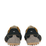 Black shoes, back view