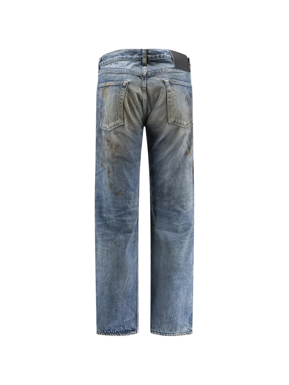 Blue jeans, back view