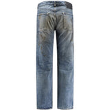 Blue jeans, back view