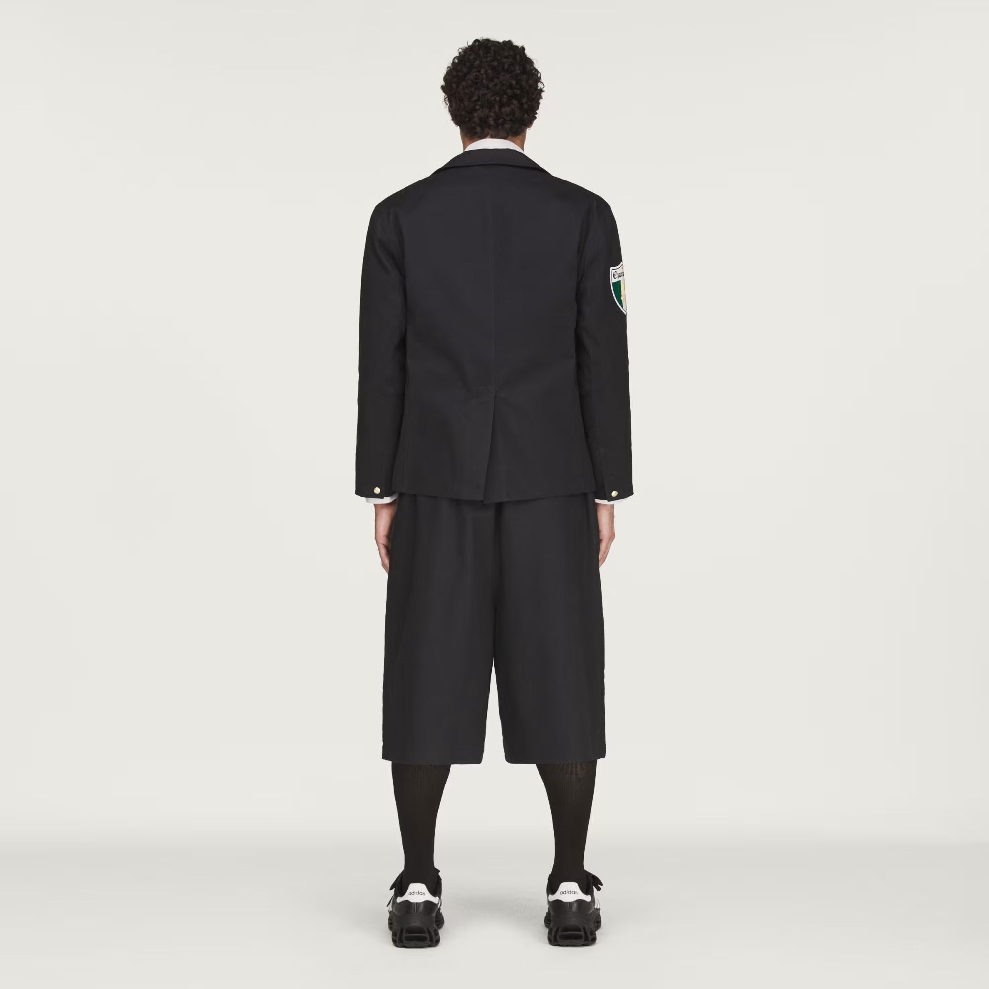 black blazer,full body view