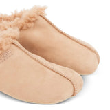 Tan sandals, front view