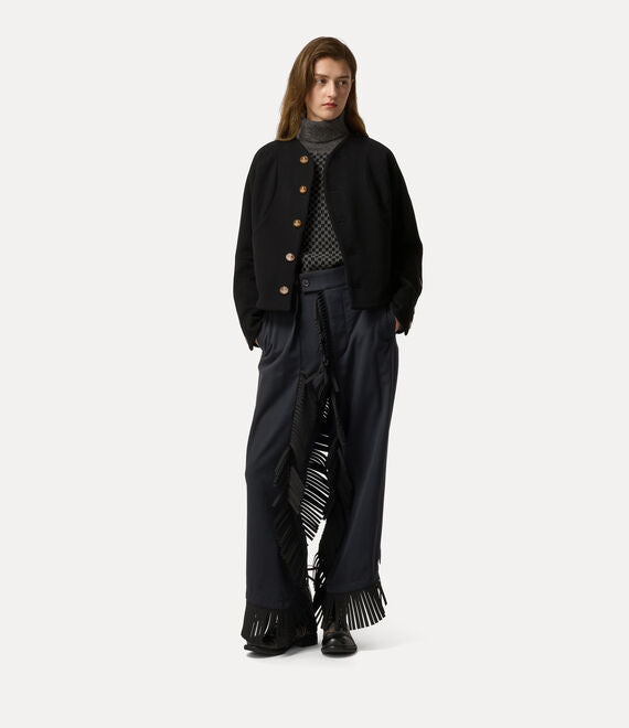 Black jacket, full body view