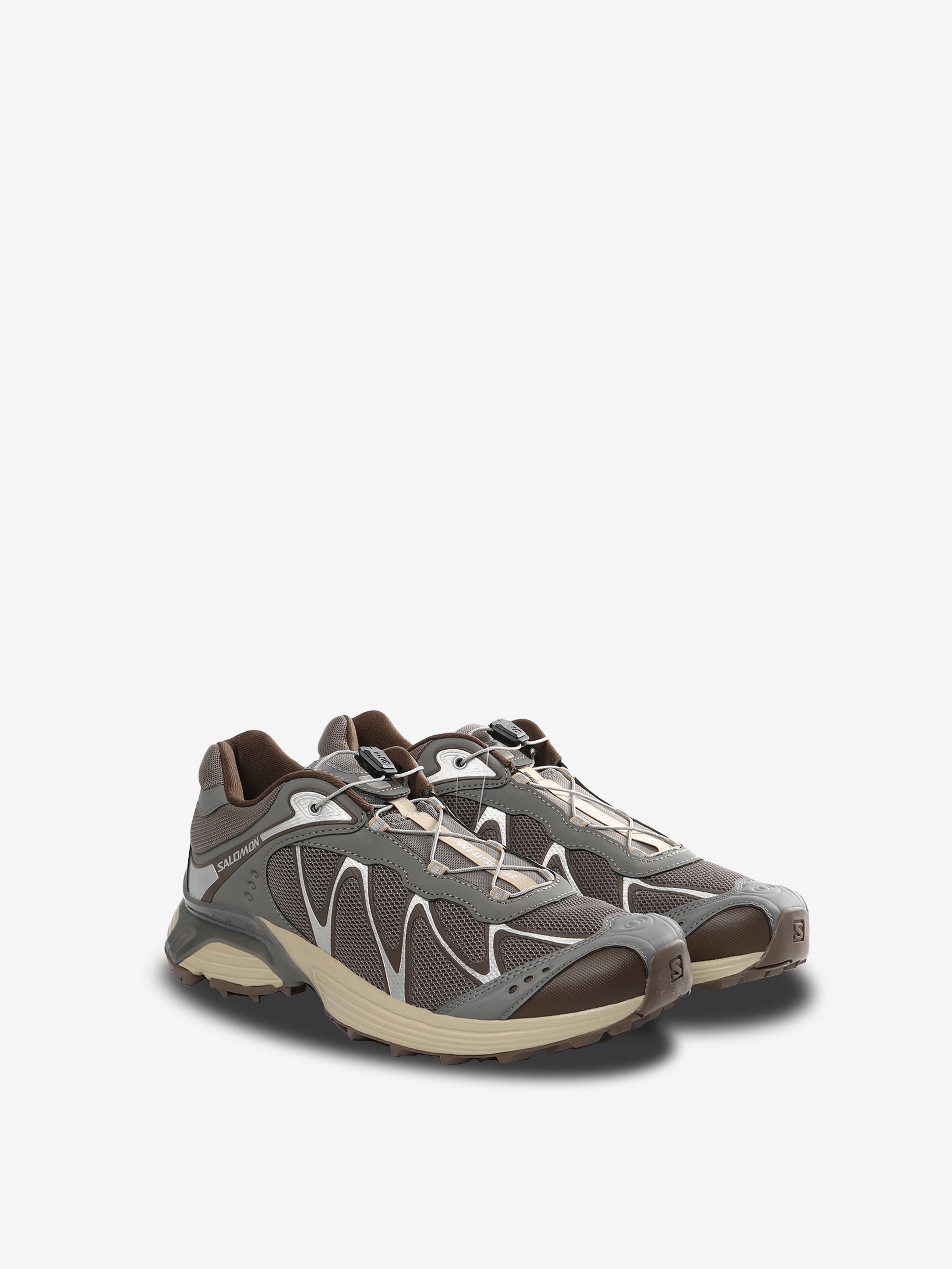 Grey sneakers,side view