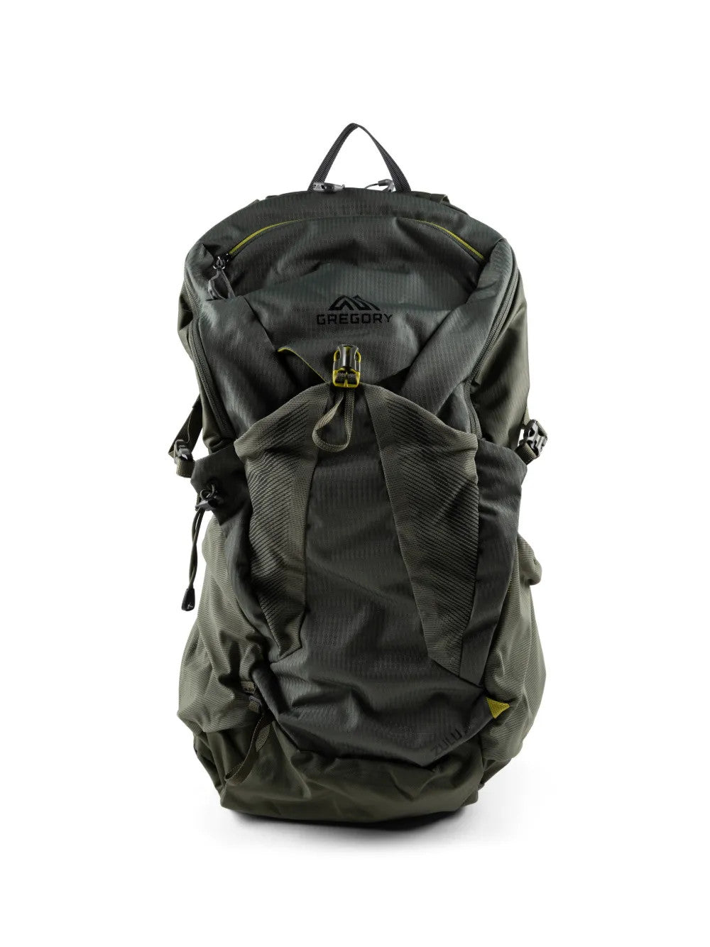 Green bag, front view