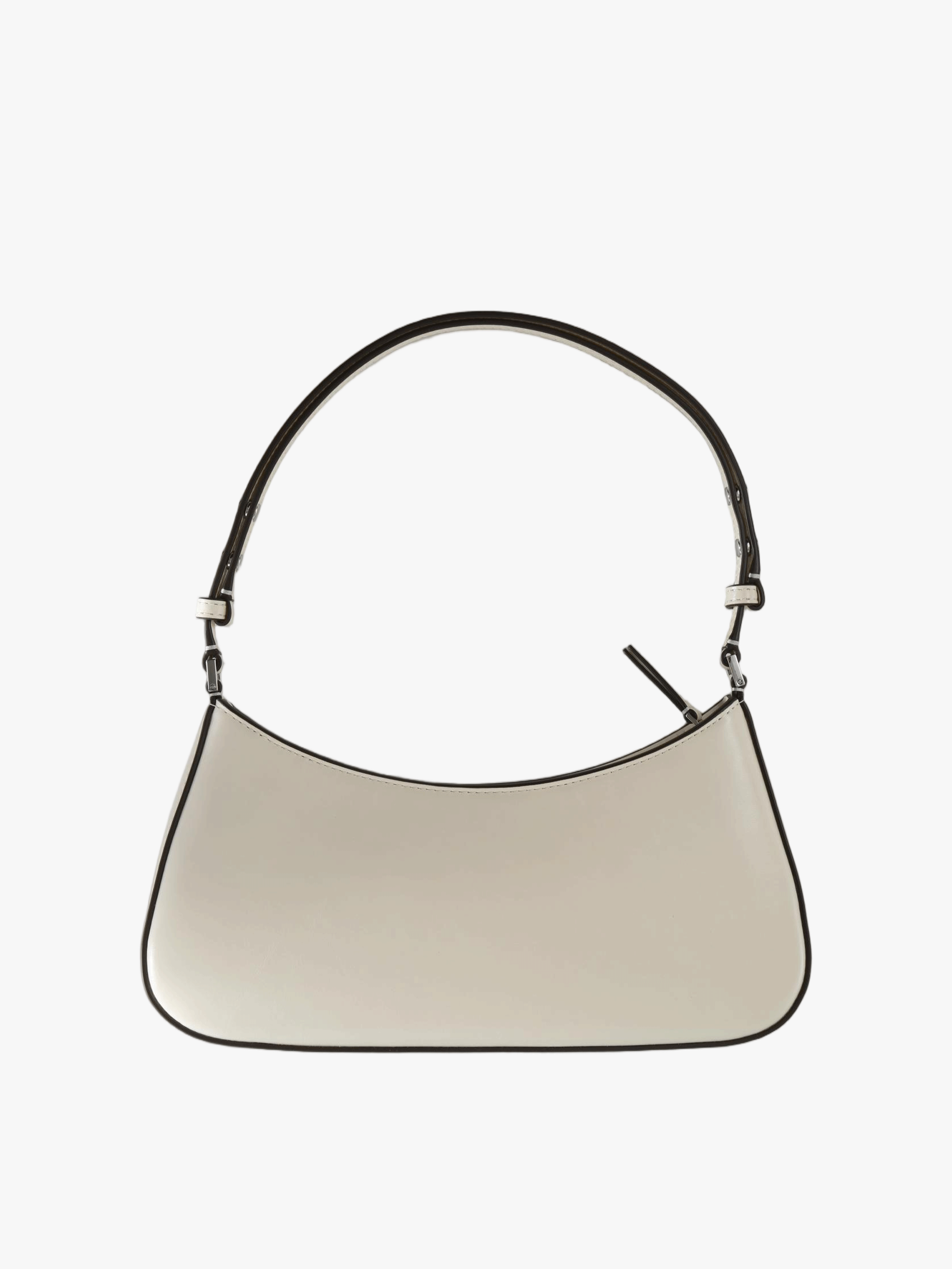 Tan bag, front view