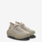 Tan sneakers,side view