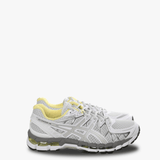 Grey sneakers, front view