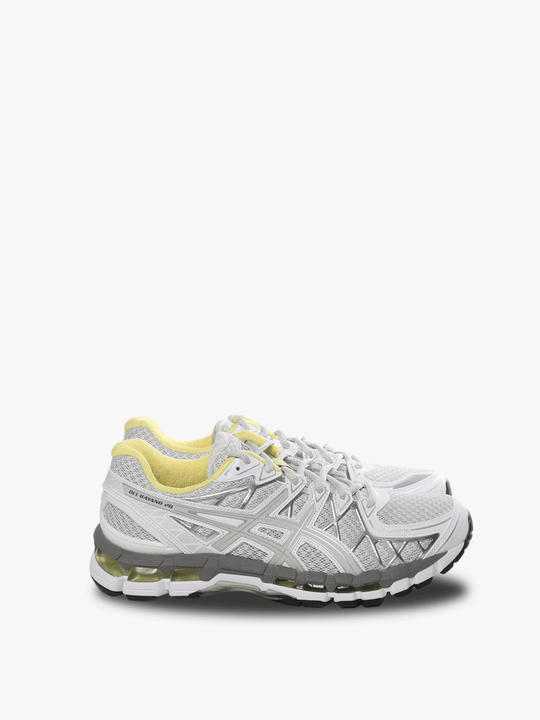 Grey sneakers, front view