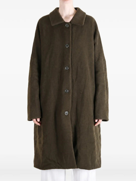 Brown jacket, full body view