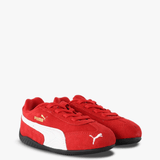 Red shoes, front view