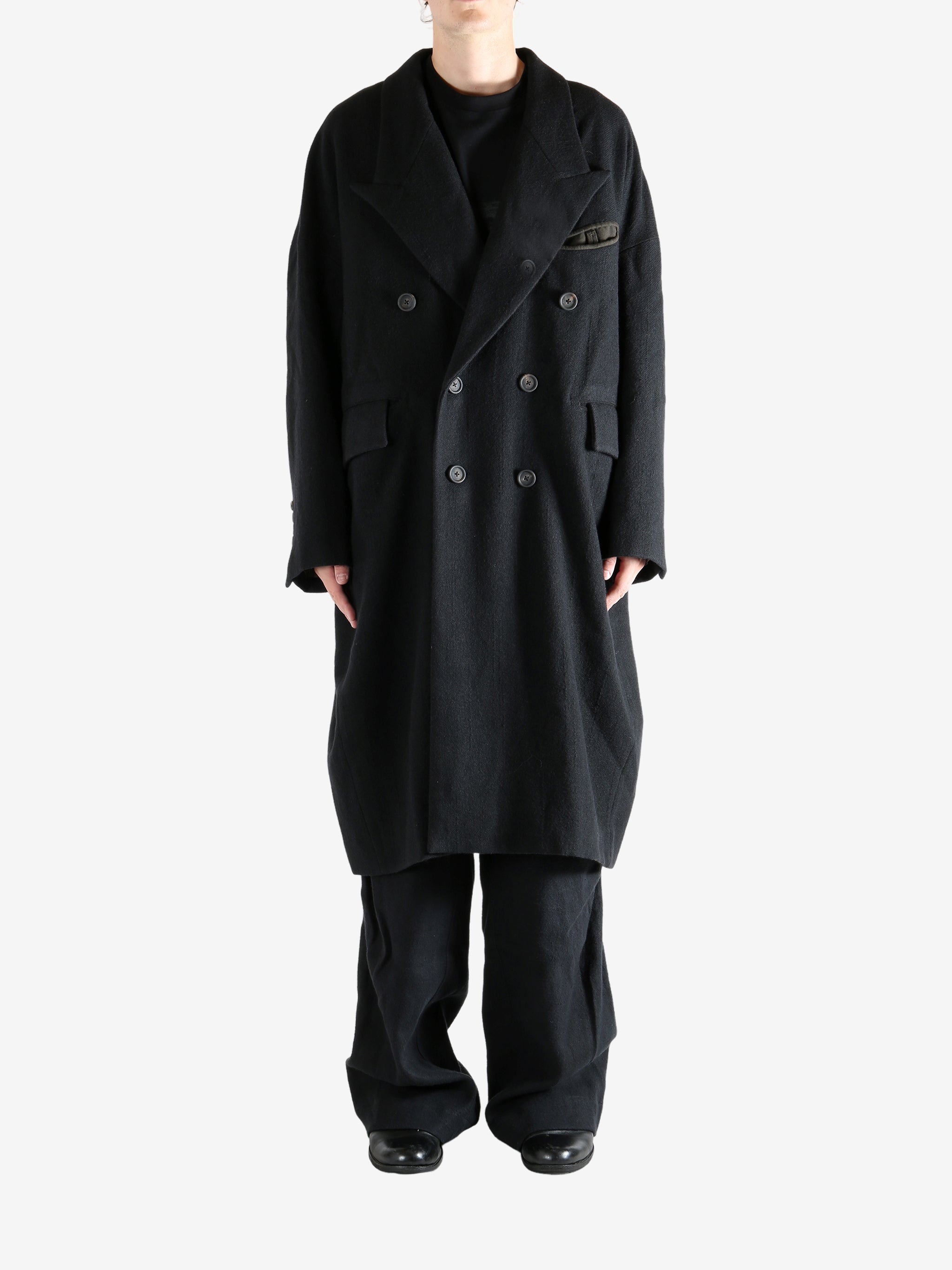 【新品】CLANE OVER LINE DOUBLE COAT 2022AW CLANE Overline Double Coat 2