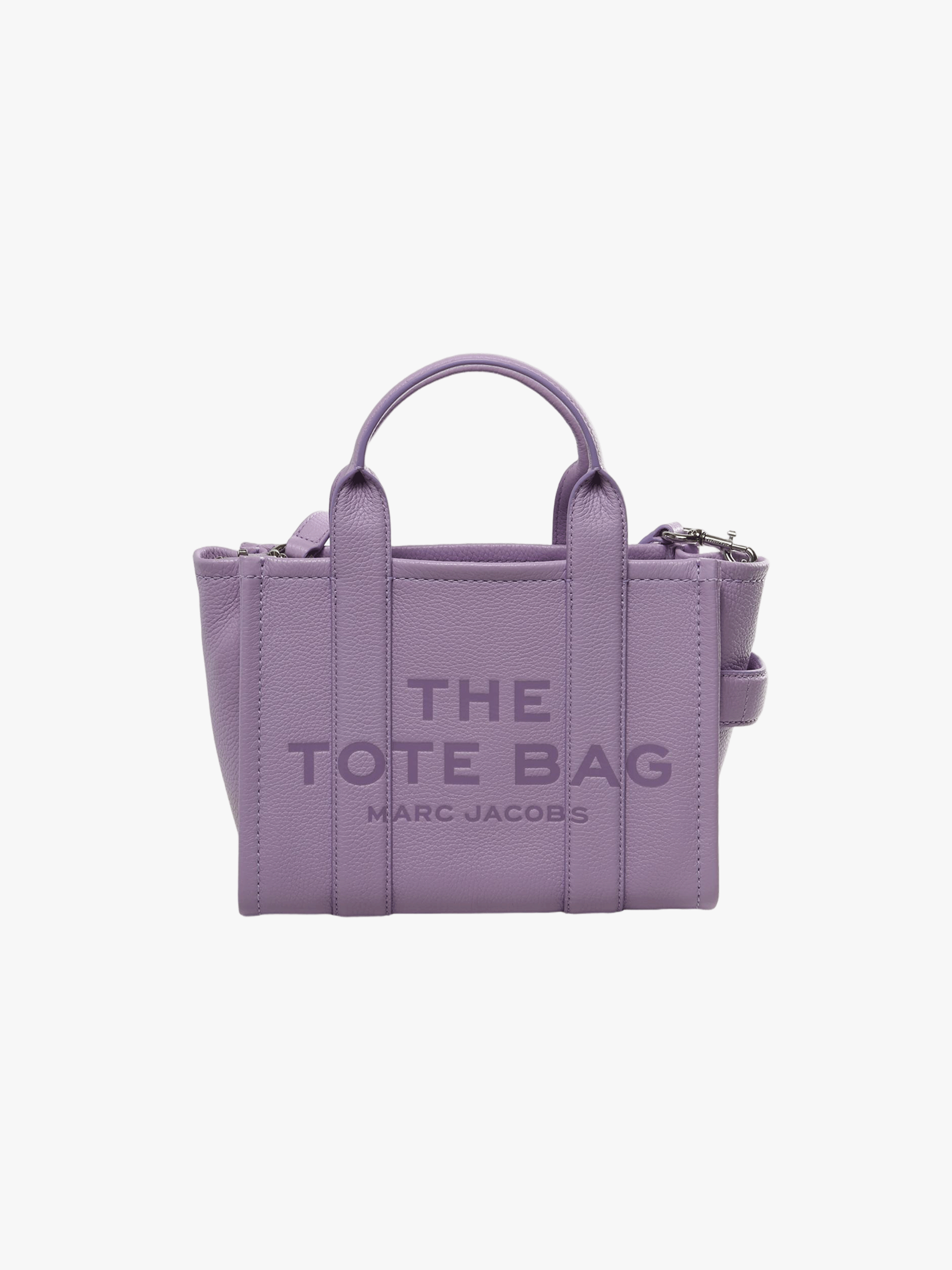 Purple bag, front view