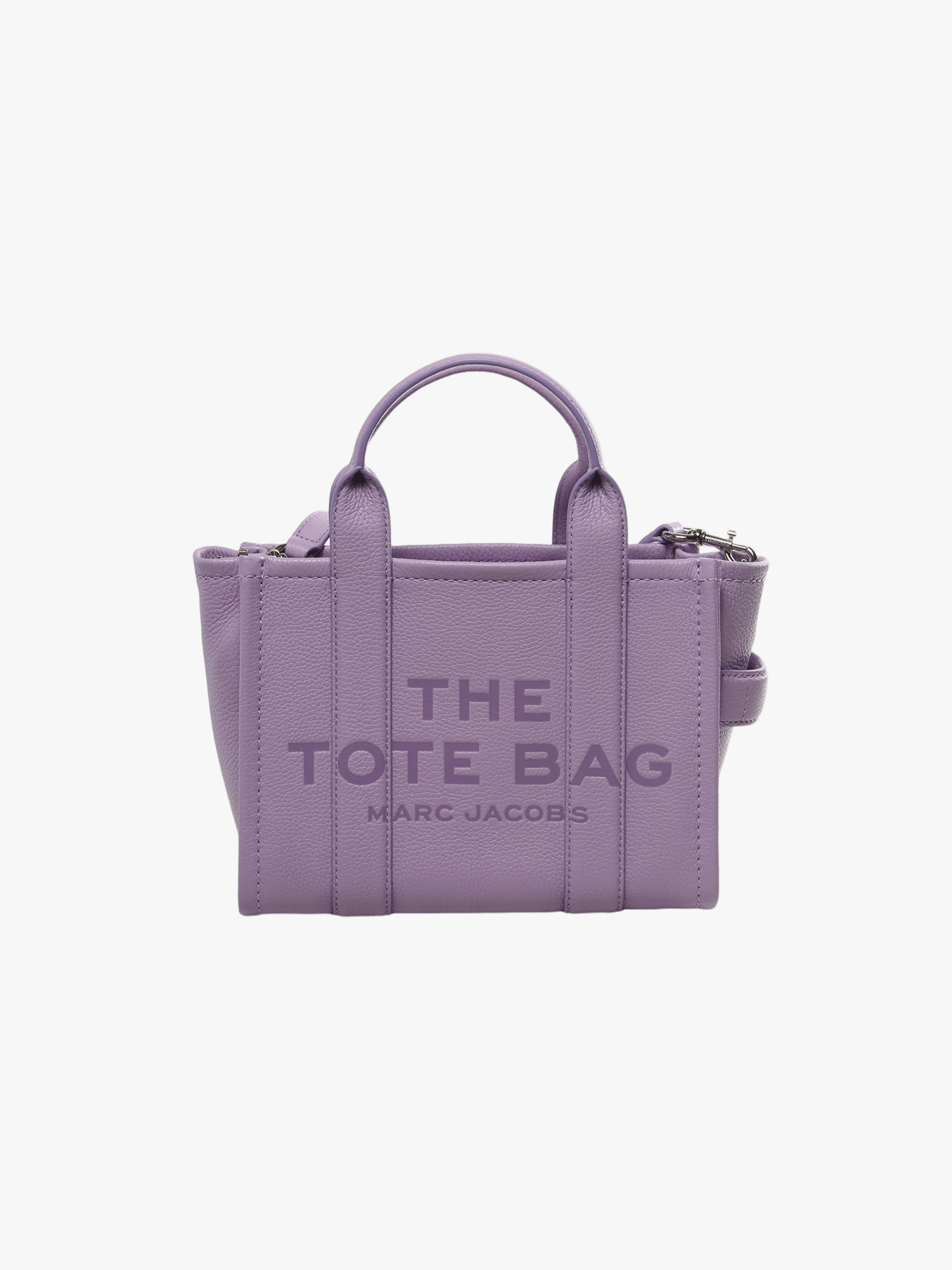 Purple bag, front view