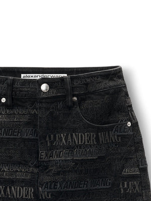 ALEXANDER WANG - Women All Over Embroidery Mini Skort