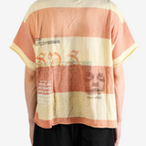 Orange t-shirt, full body view
