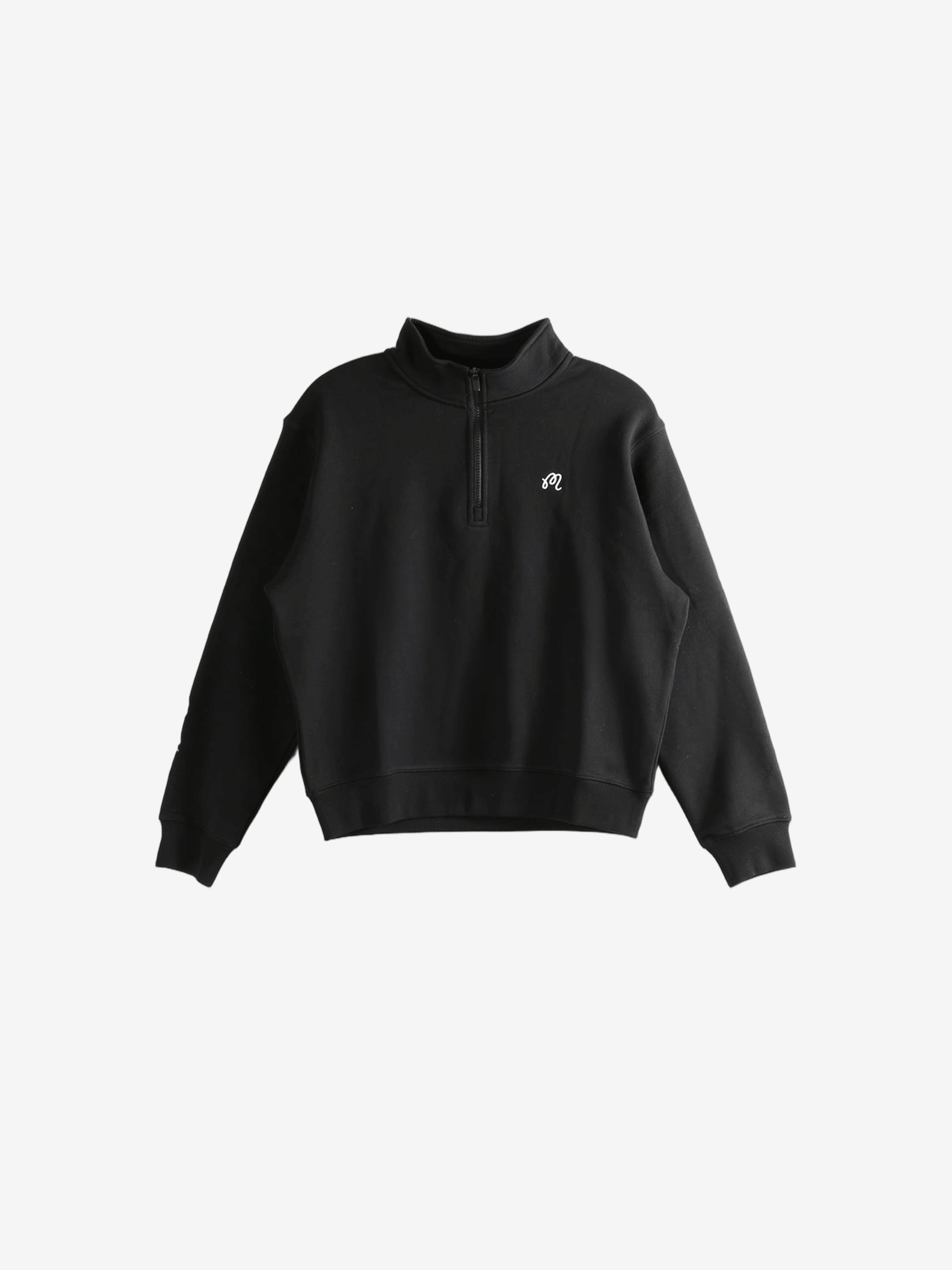 Black sweatshirt, front view