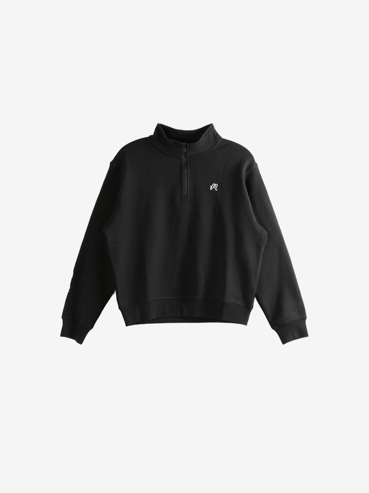 Black sweatshirt, front view